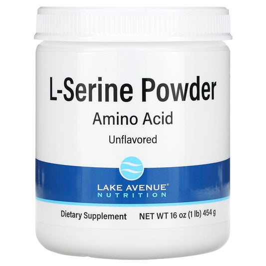 Lake Avenue Nutrition-L-Serine-Unflavored Powder-1 lb (454 g)