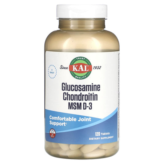 KAL-Glocosamine Chondroitin MSM D-3-120 tablets