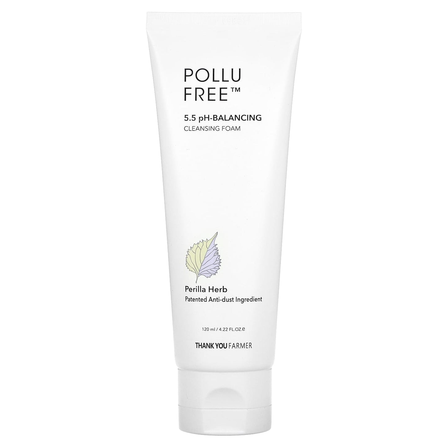 Thank You Farmer-Pollufree-5.5 pH-Balancing Cleansing Foam-4.22 fl oz (120 ml)