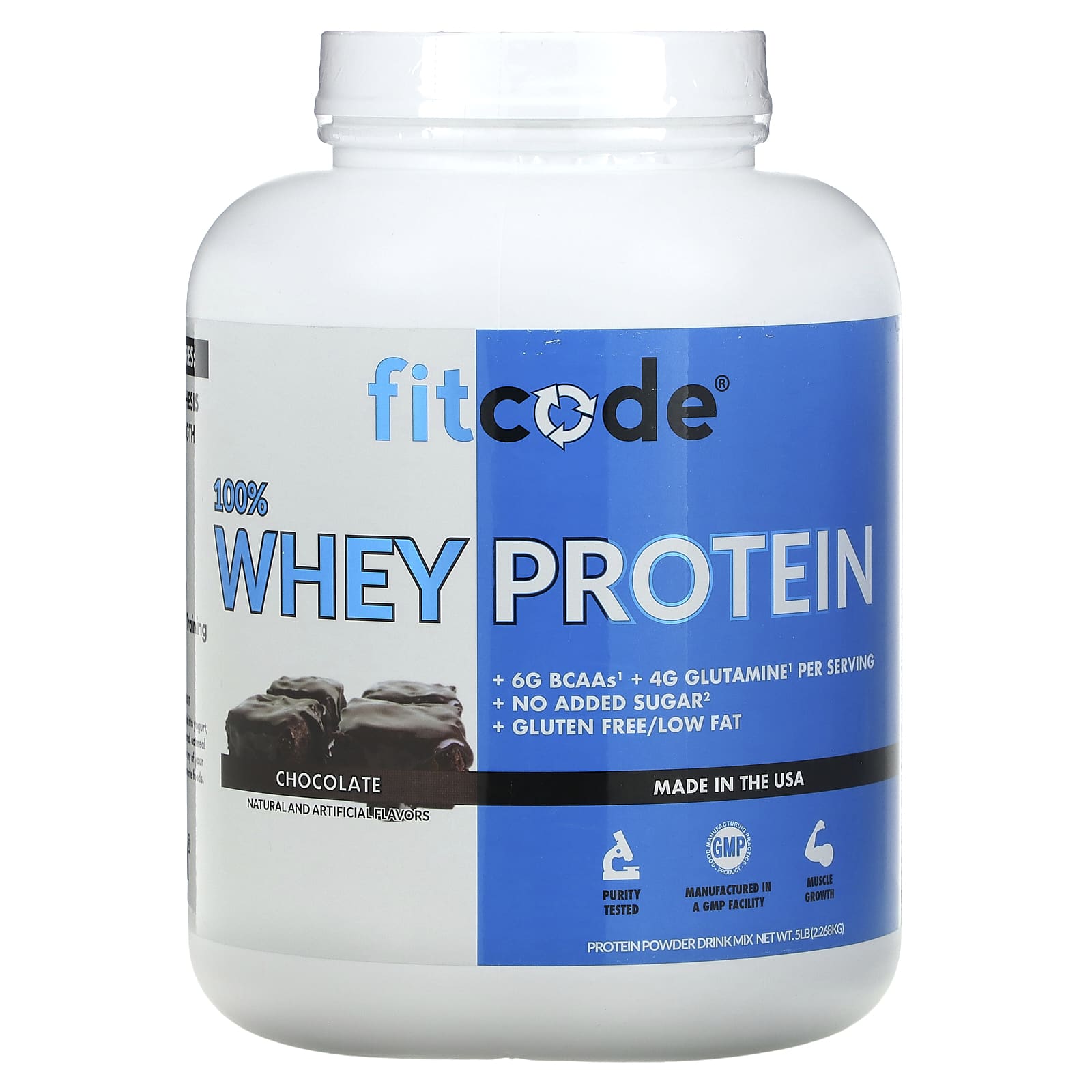 fitcode-100% Whey Protein-Chocolate-5 lb (2.268 kg)