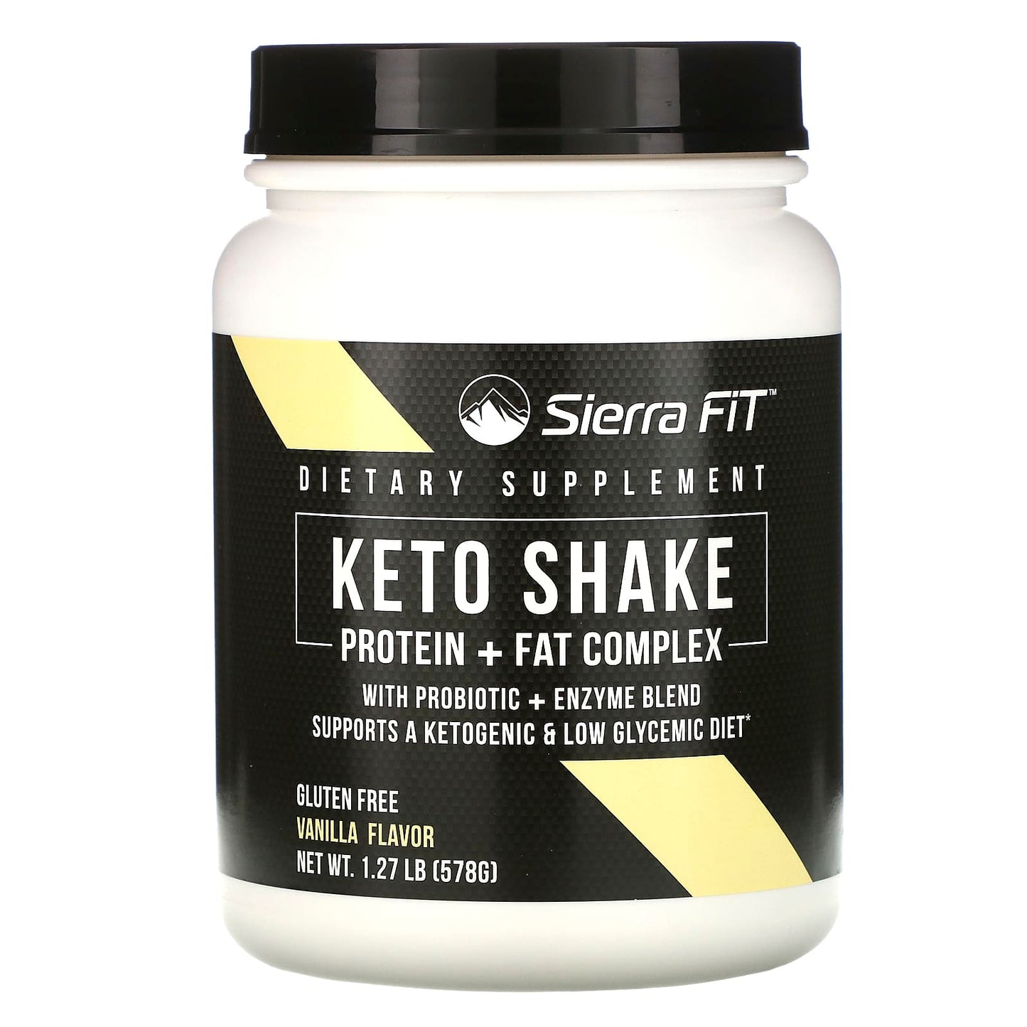 Sierra Fit-Keto Shake-Vanilla Flavor-1.27 lbs (578 g)