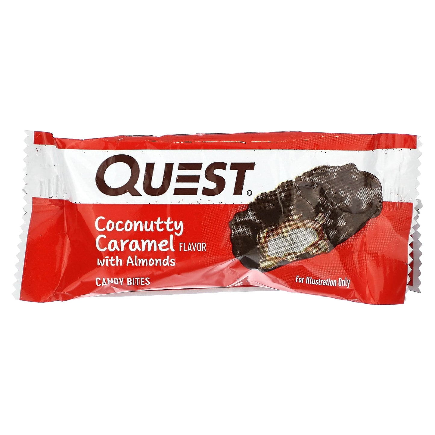 Quest Nutrition, Candy Bites, Coconutty Caramel with Almonds, 8 Pieces, 0.74 oz (21 g ) Each