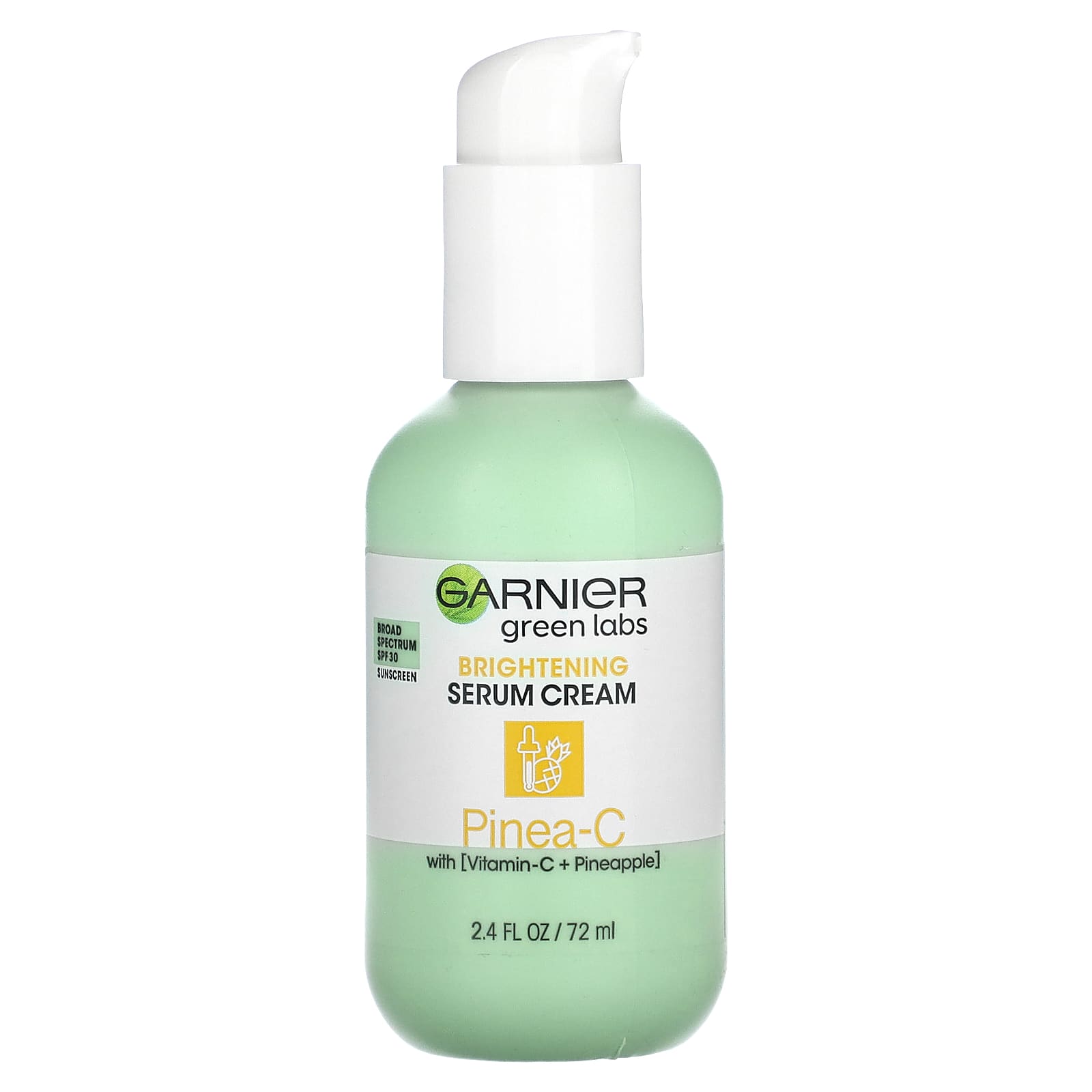 Garnier-Green Labs-Pinea-C Brightening Serum Cream-Broad Spectrum SPF 30-2.4 fl oz (72 ml)