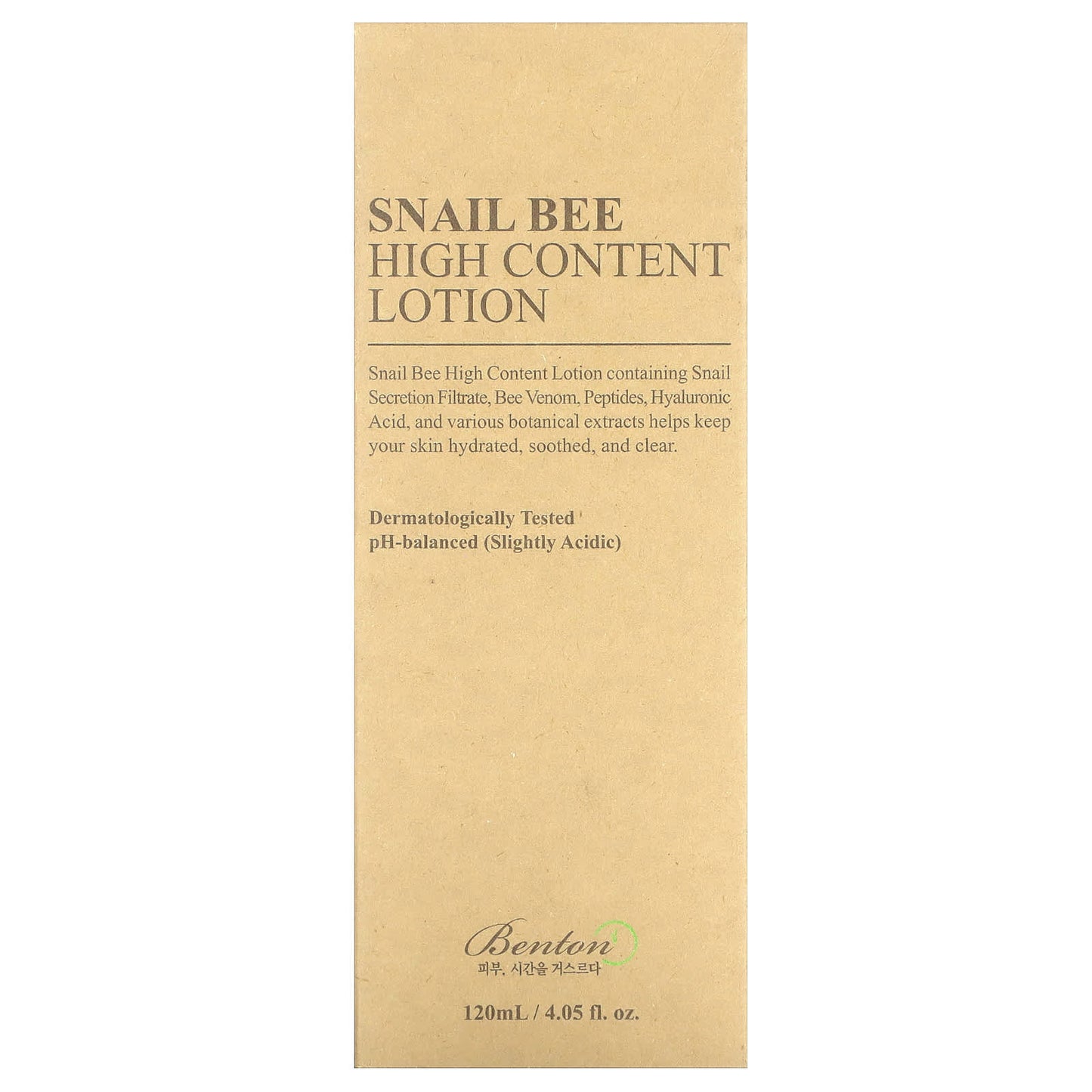 Benton, Snail Bee High Content Lotion, 4.05 fl oz (120 ml)