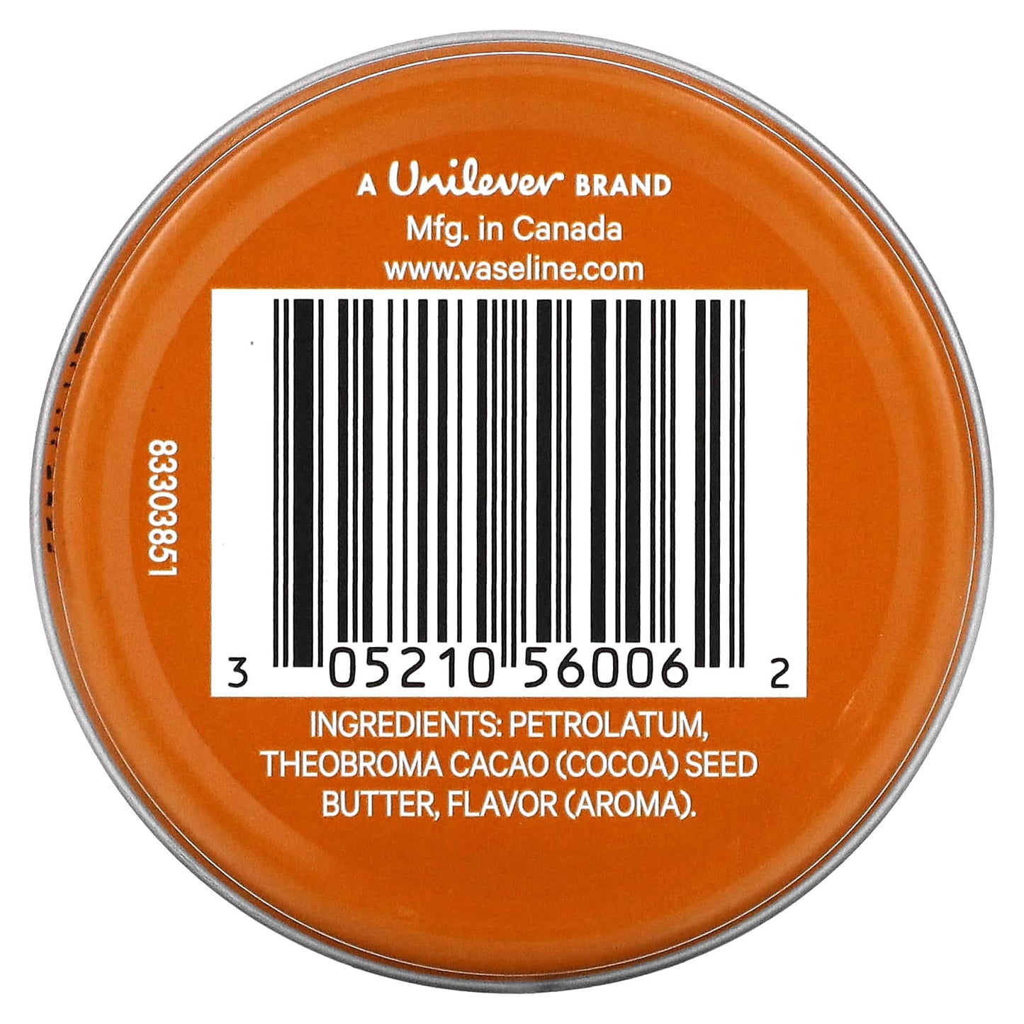 Vaseline, Lip Therapy, Cocoa Butter, 0.6 oz (17 g)