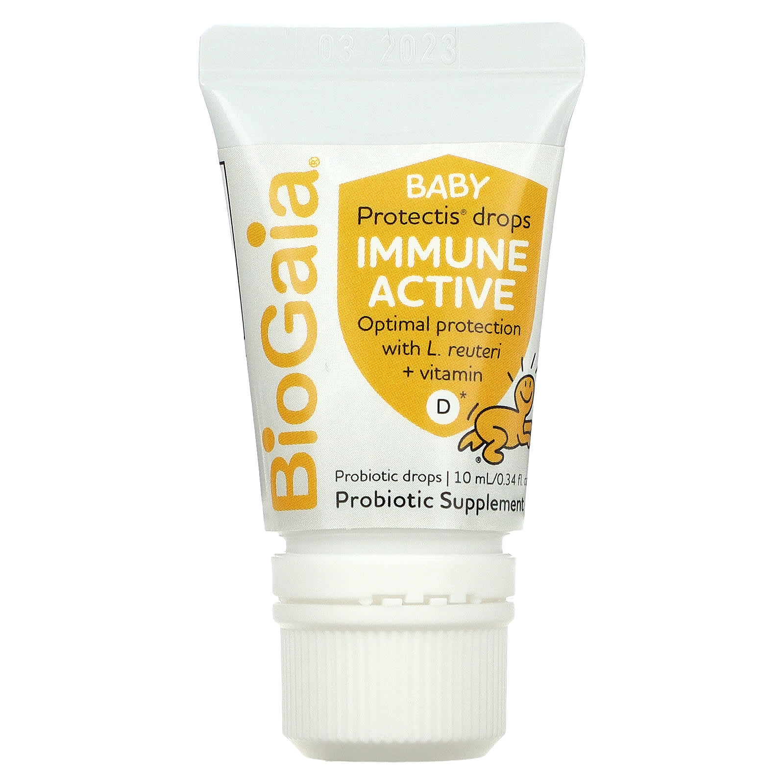 BioGaia-Baby Protectis Drops-Immune Active-0-36 Months-600 IU-0.34 fl oz (10 ml)