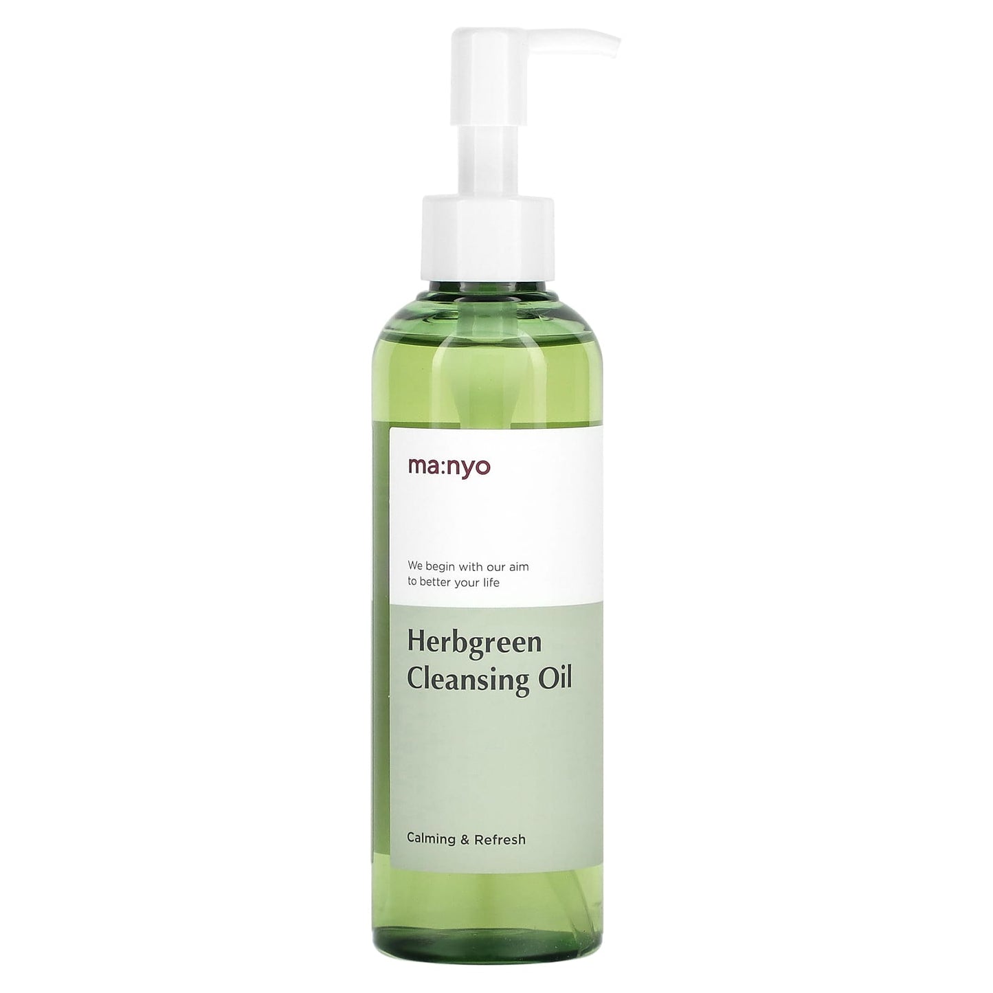 ma:nyo-Herbgreen Cleansing Oil-6.7 fl oz (200 ml)