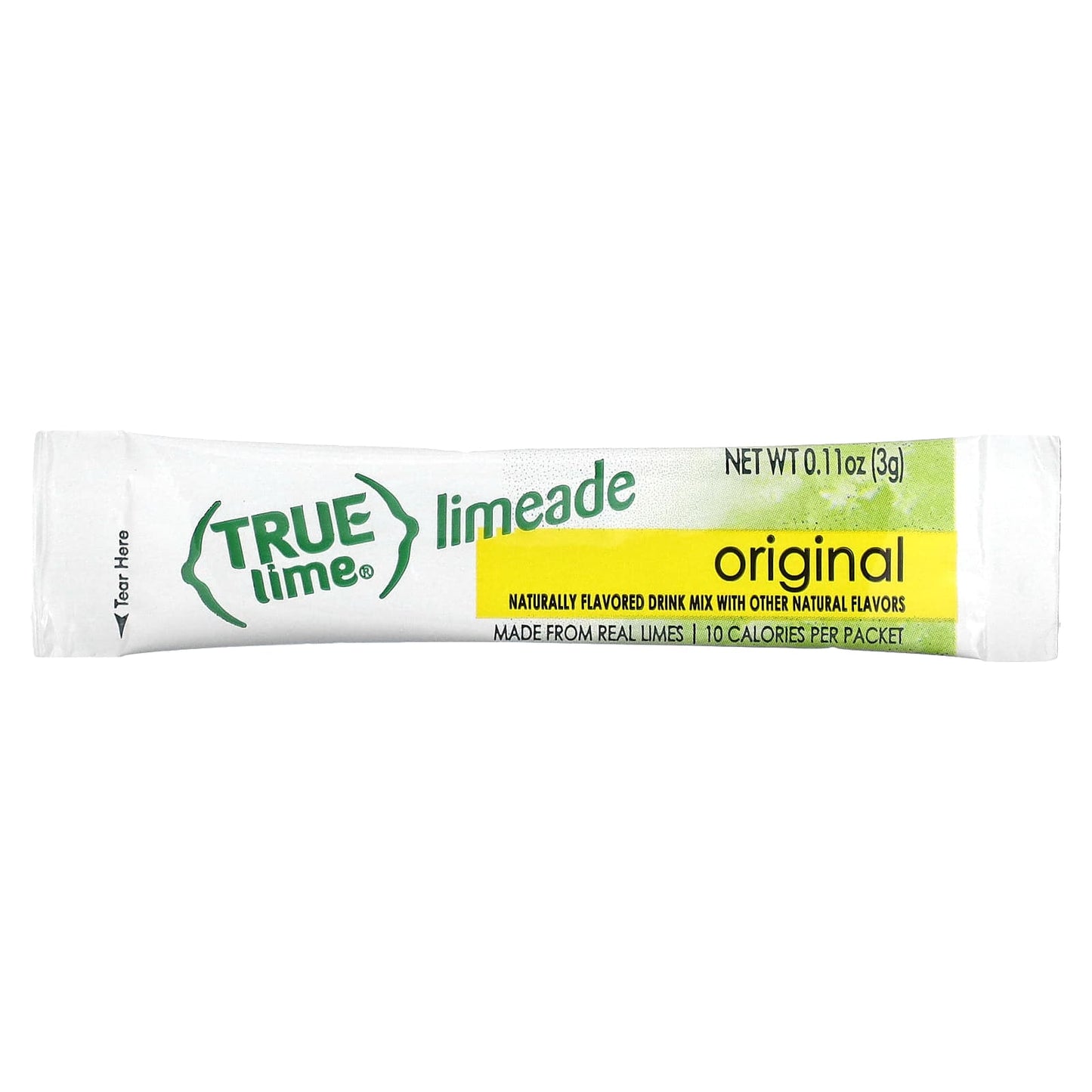 True Citrus, True Lime, Limeade, Original, 10 Packets, 0.11 oz (3 g) Each