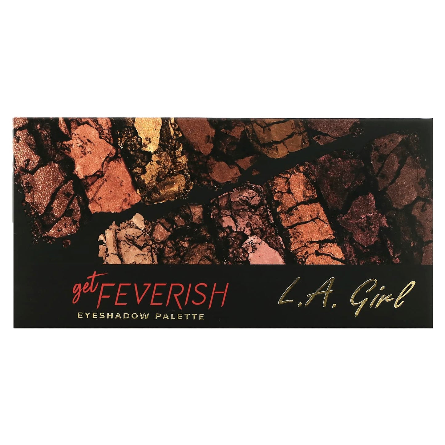 L.A. Girl, Eyeshadow Palette, GES415 Get Feverish, 0.035 oz (1 g) Each