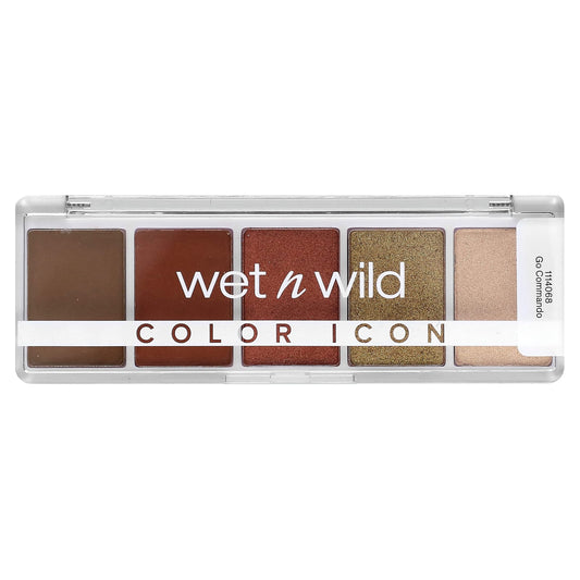 wet n wild-Color Icon-5-Pan Shadow Palette-Go-Commando-0.21 oz (6 g)