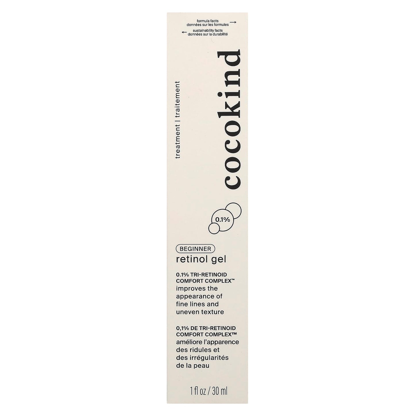 Cocokind, Retinol Gel, Beginner, 1 fl oz (30 ml)