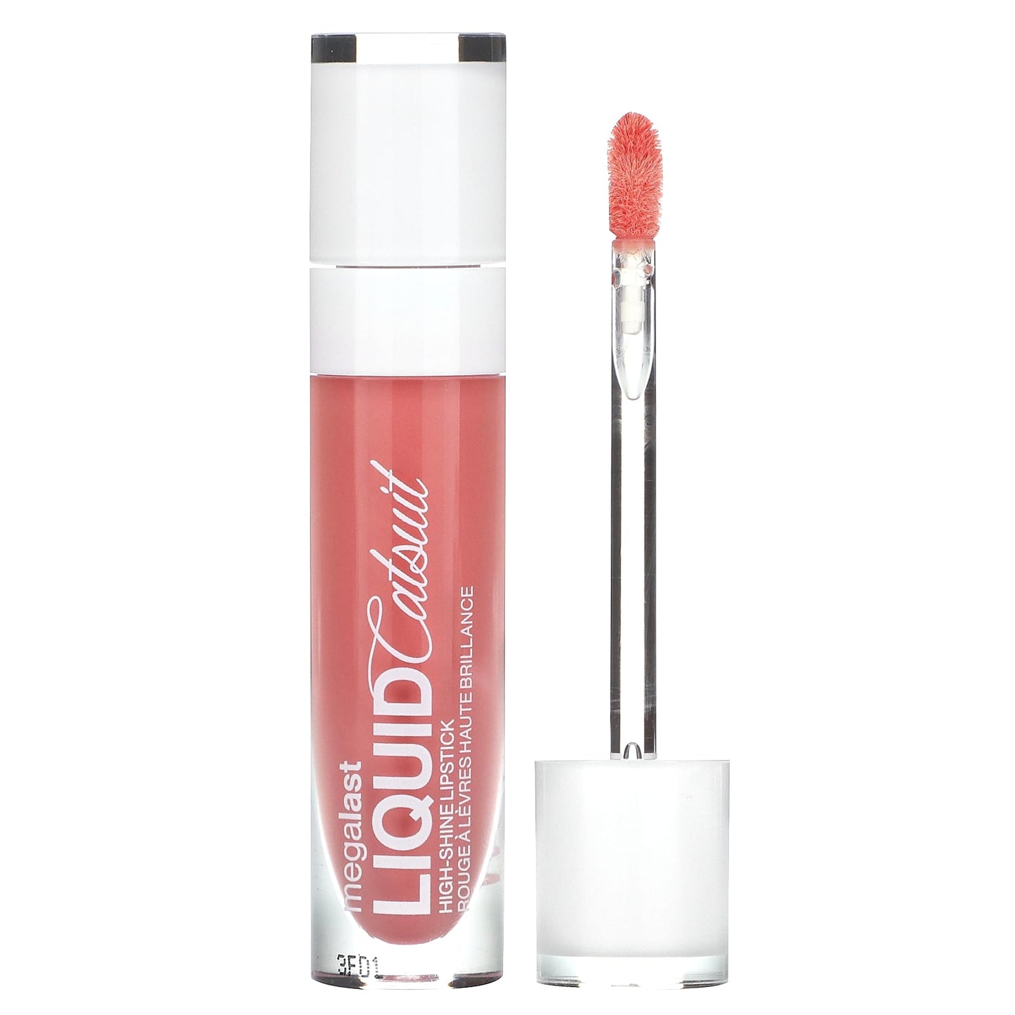 wet n wild-MegaLast-Liquid Catsuit-High-Shine Lipstick-941B Peach Stole My Look-0.2 oz (5.7 g)