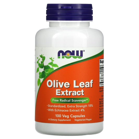 NOW Foods-Olive Leaf Extract-100 Veg Capsules