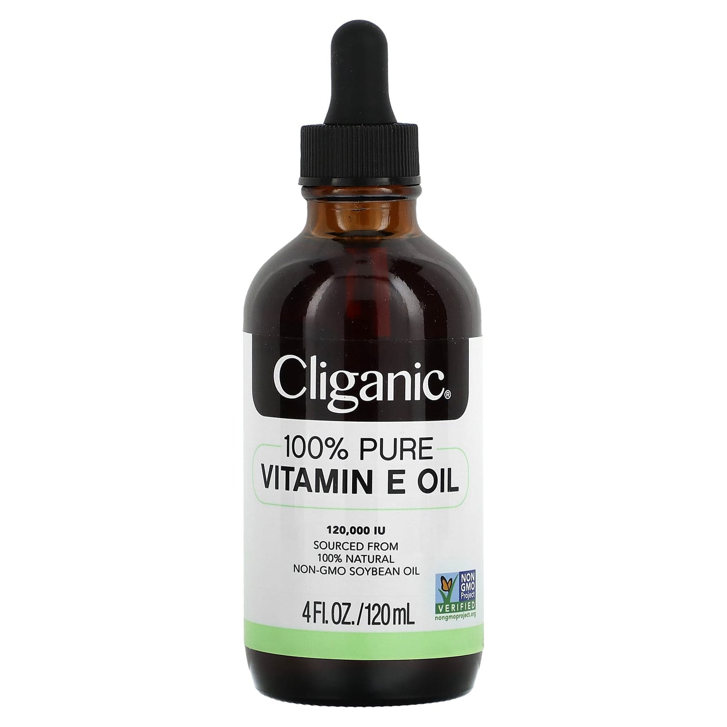 Cliganic-100% Pure & Natural-Vitamin E Oil-120,000 IU-4 fl oz (120 ml)