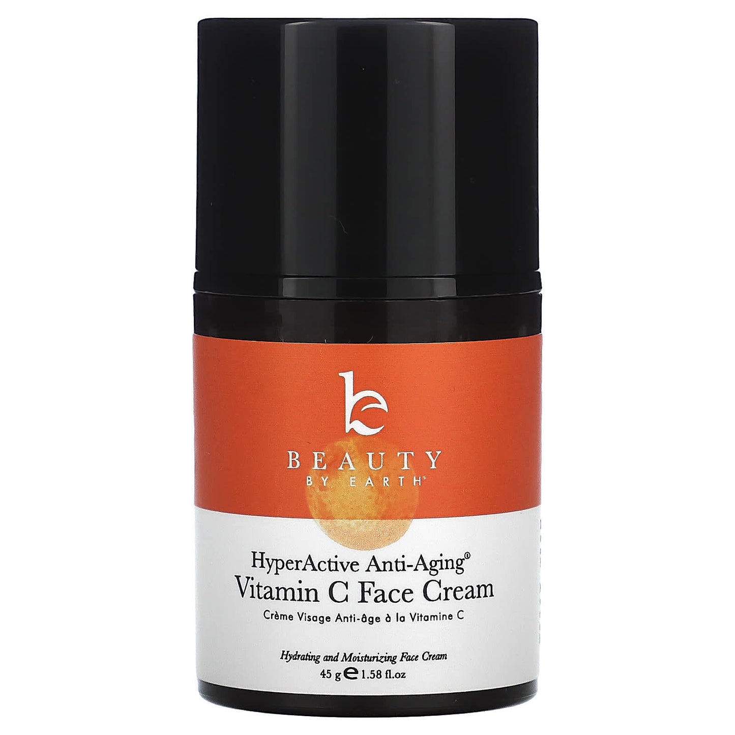 Beauty By Earth-HyperActive Anti-Aging-Vitamin C Face Cream-1.58 fl oz (45 g)