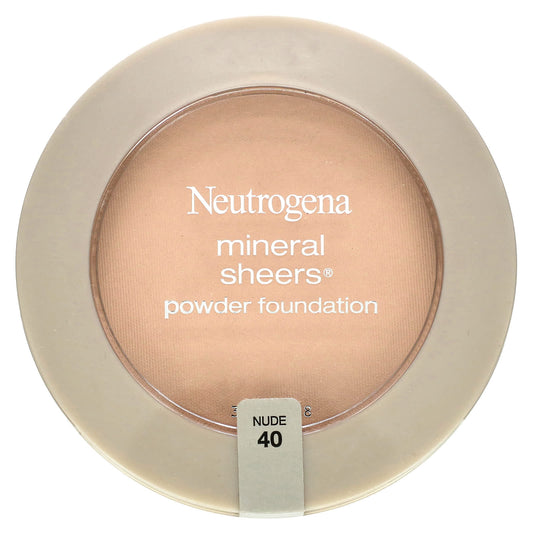 Neutrogena-Mineral Sheers-Powder Foundation-Nude 40-0.34 oz (9.6 g)