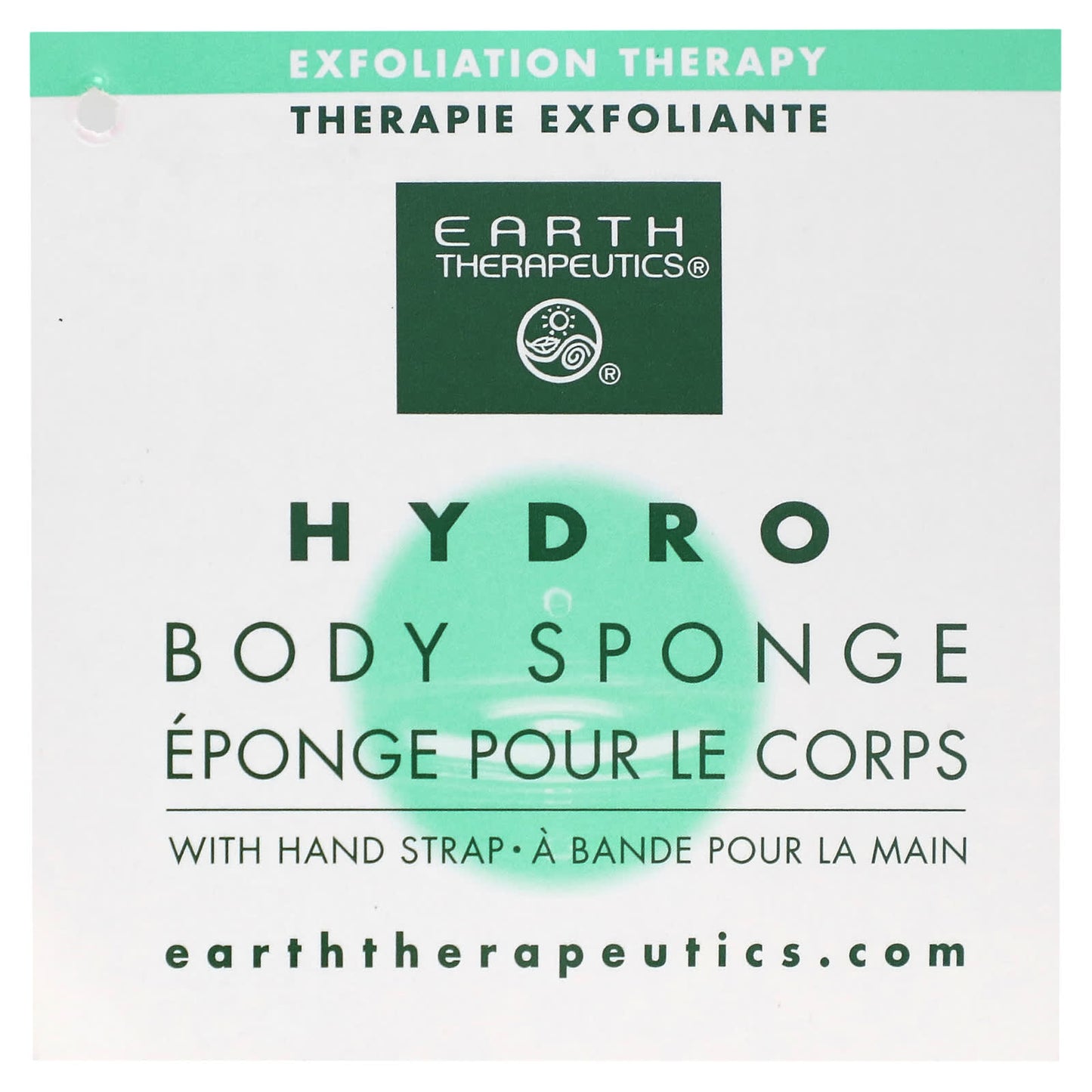 Earth Therapeutics, Hydro Body Sponge, Pink, 1 Sponge