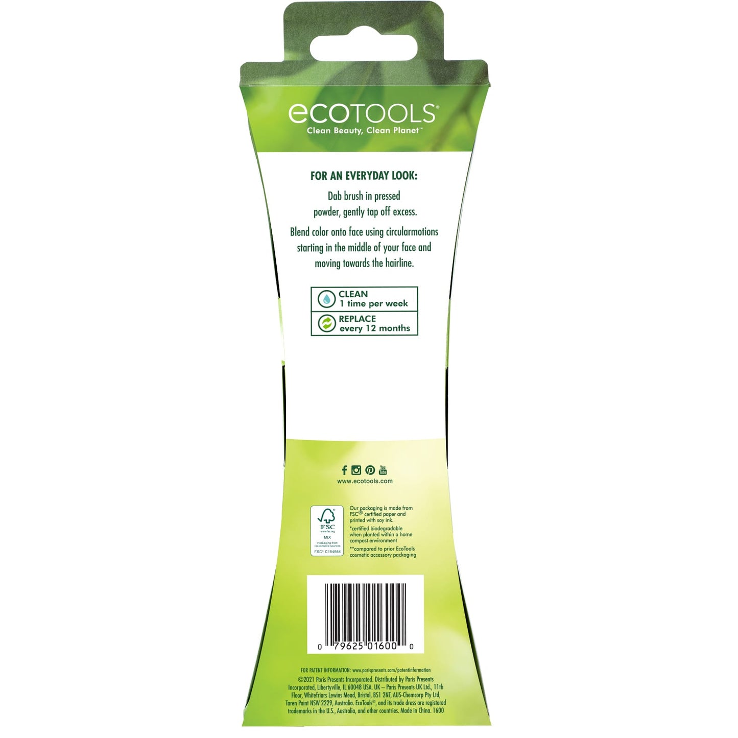 EcoTools, Full Powder Brush, 1 Brush