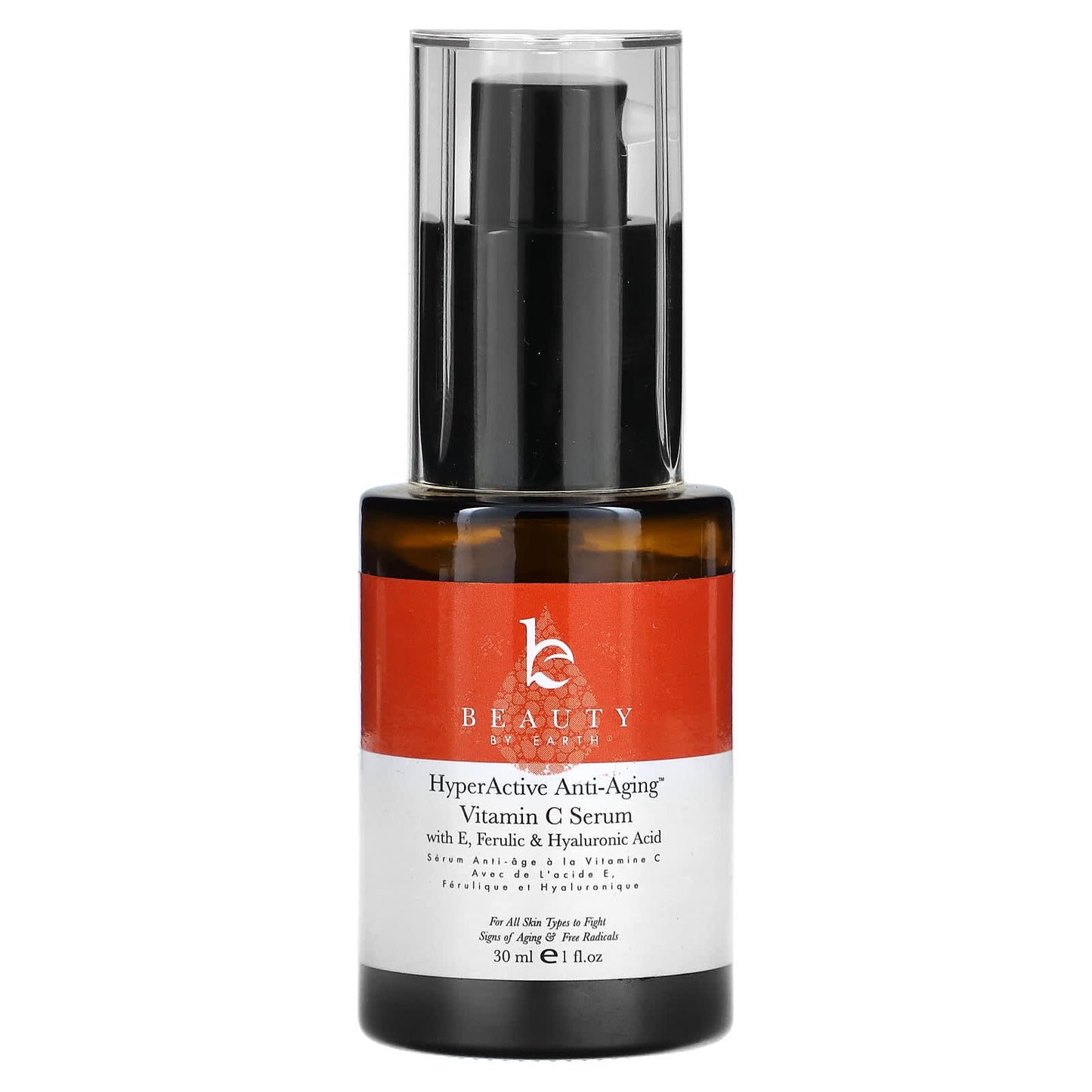 Beauty By Earth-HyperActive Anti-Aging-Vitamin C Serum-1 fl oz (30 ml)