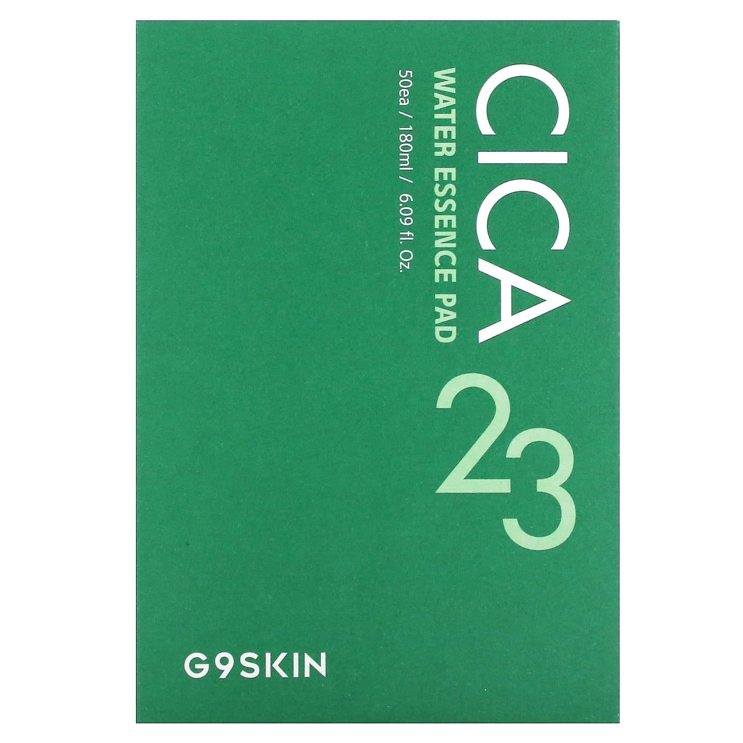 G9skin, Cica 23 Water Essence Pad, 50 Pads, 6.09 fl oz (180 ml)