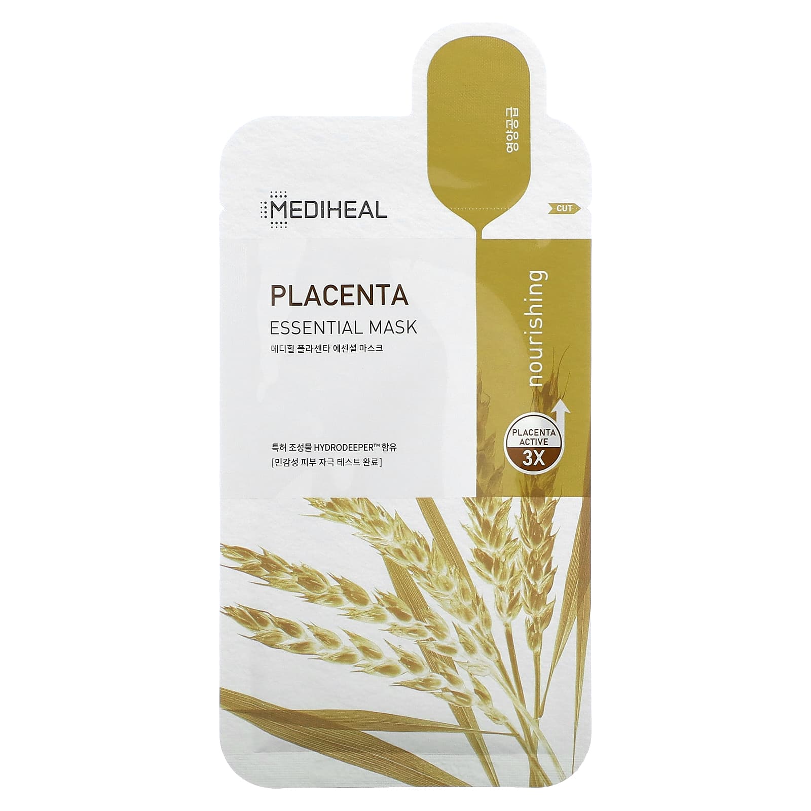 MEDIHEAL-Placenta-Essential Beauty Mask-10 Sheets-0.81 fl oz (24 ml) Each