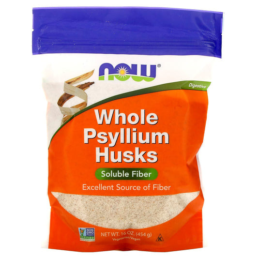 NOW Foods-Whole Psyllium Husks-16 oz (454 g)