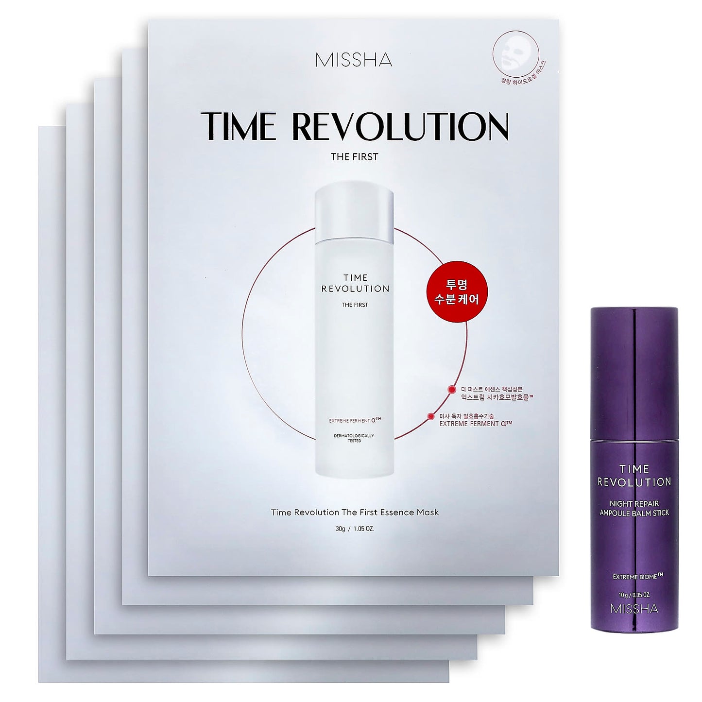 Missha-Time Revolution Night Repair Firming Care Set-Holiday Edition-6 Piece  Set