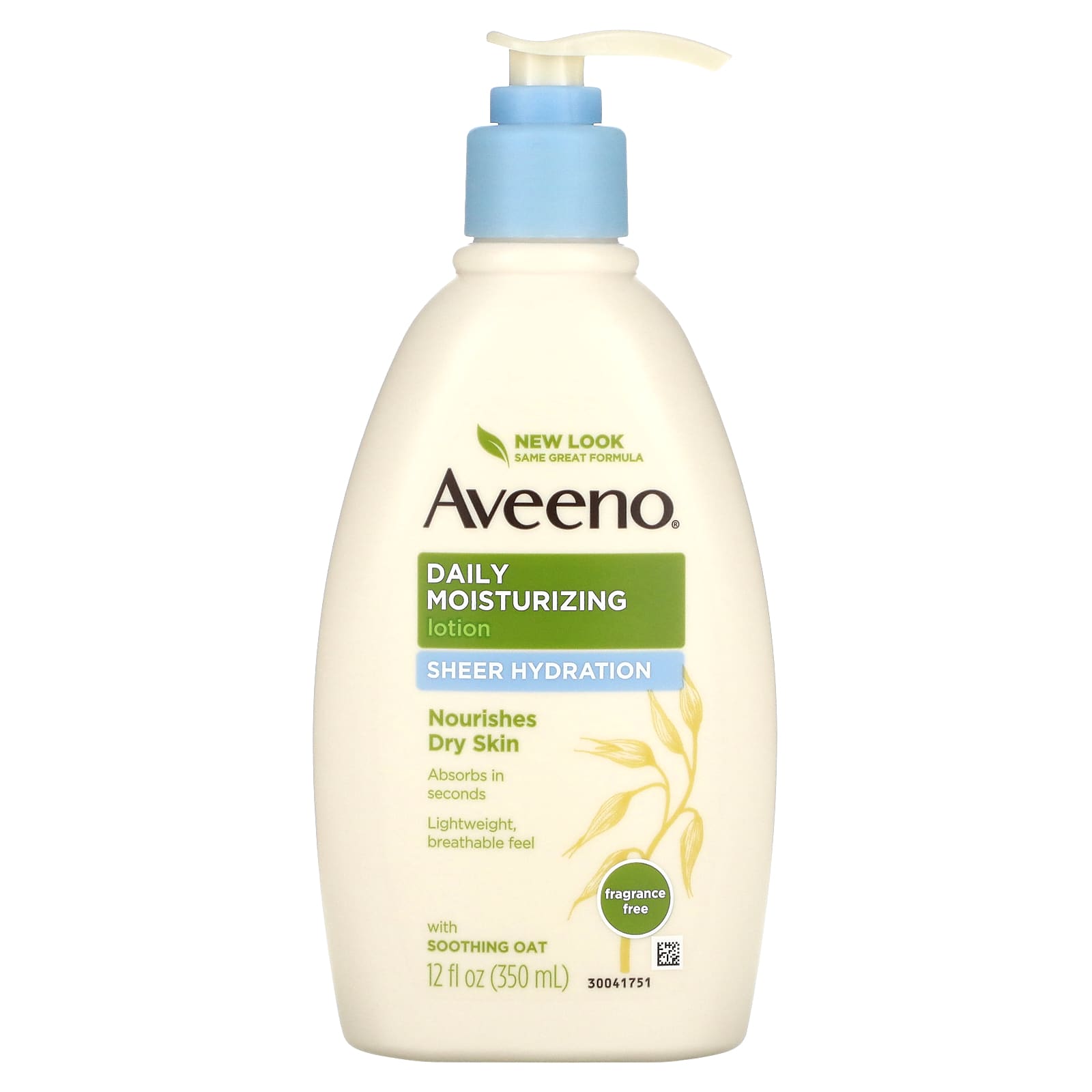 Aveeno-Daily Moisturizing Lotion-Sheer Hydration-Fragrance Free-12 fl oz (350 ml)