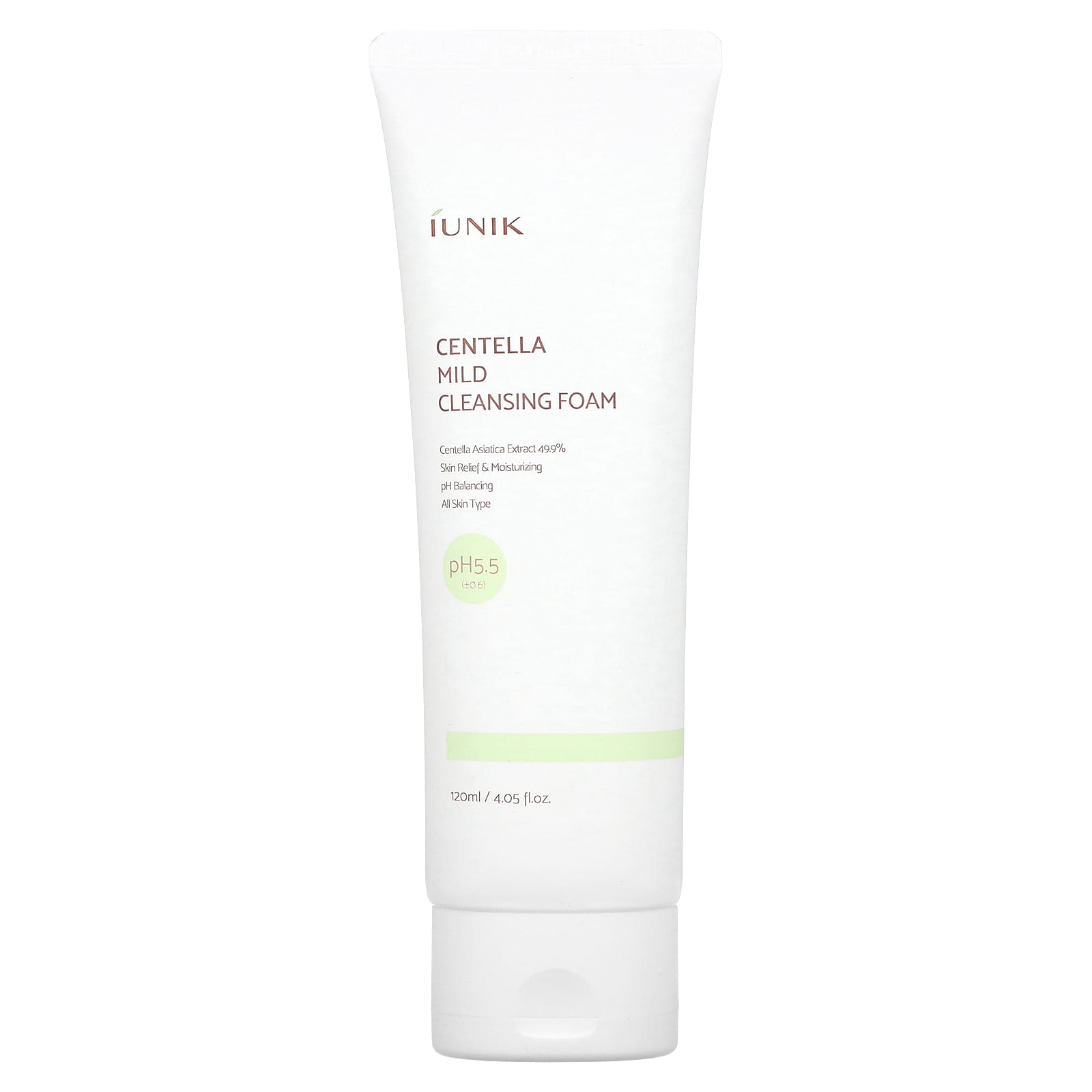 iUNIK-Centella Mild Cleansing Foam-4.05 fl oz (120 ml)