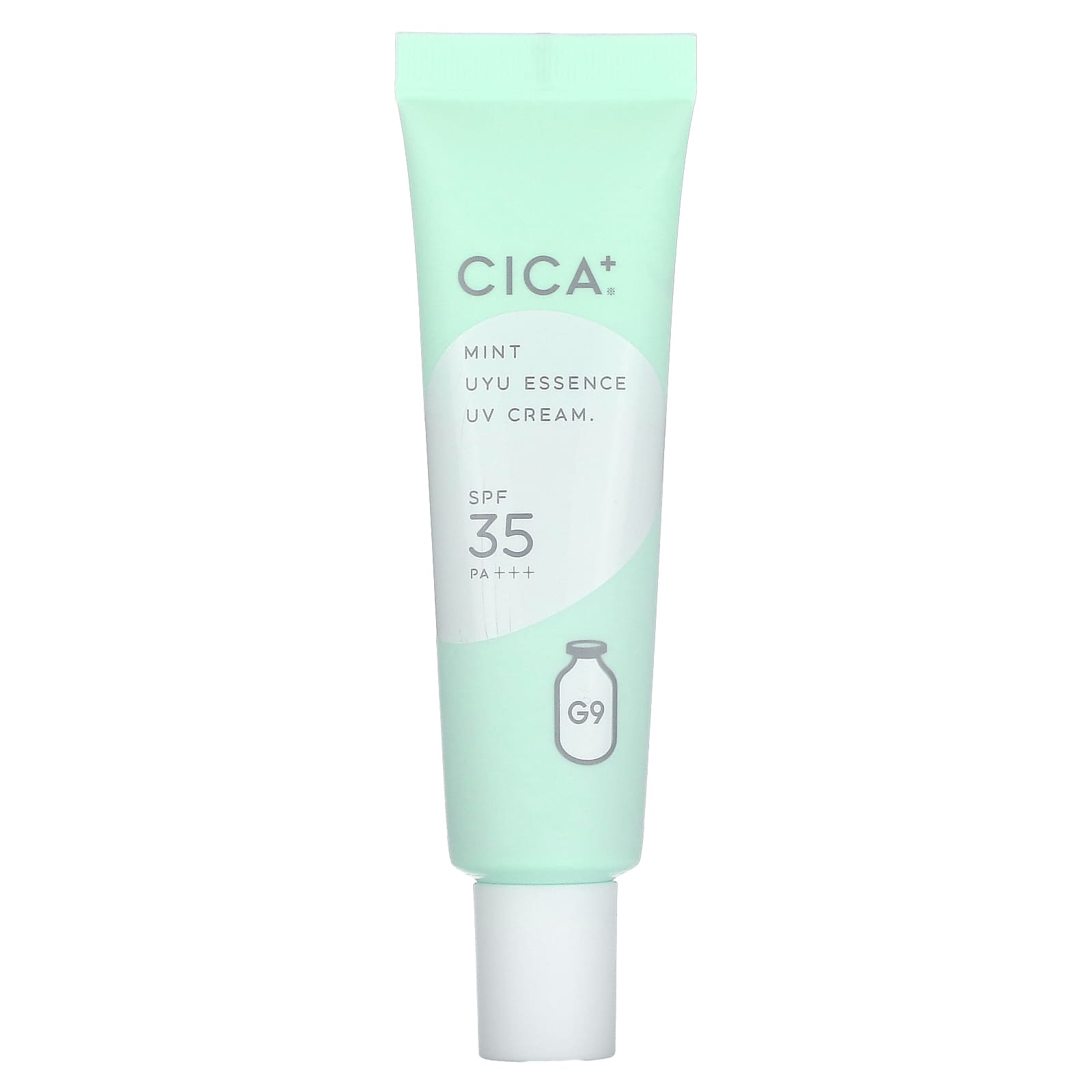 G9skin-Cica+ UYU Essence UV Cream-SPF 35 PA+++-Mint-25 g