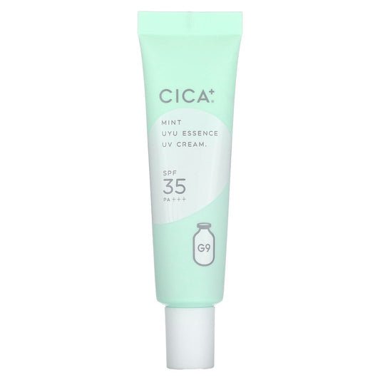 G9skin-Cica+ UYU Essence UV Cream-SPF 35 PA+++-Mint-25 g