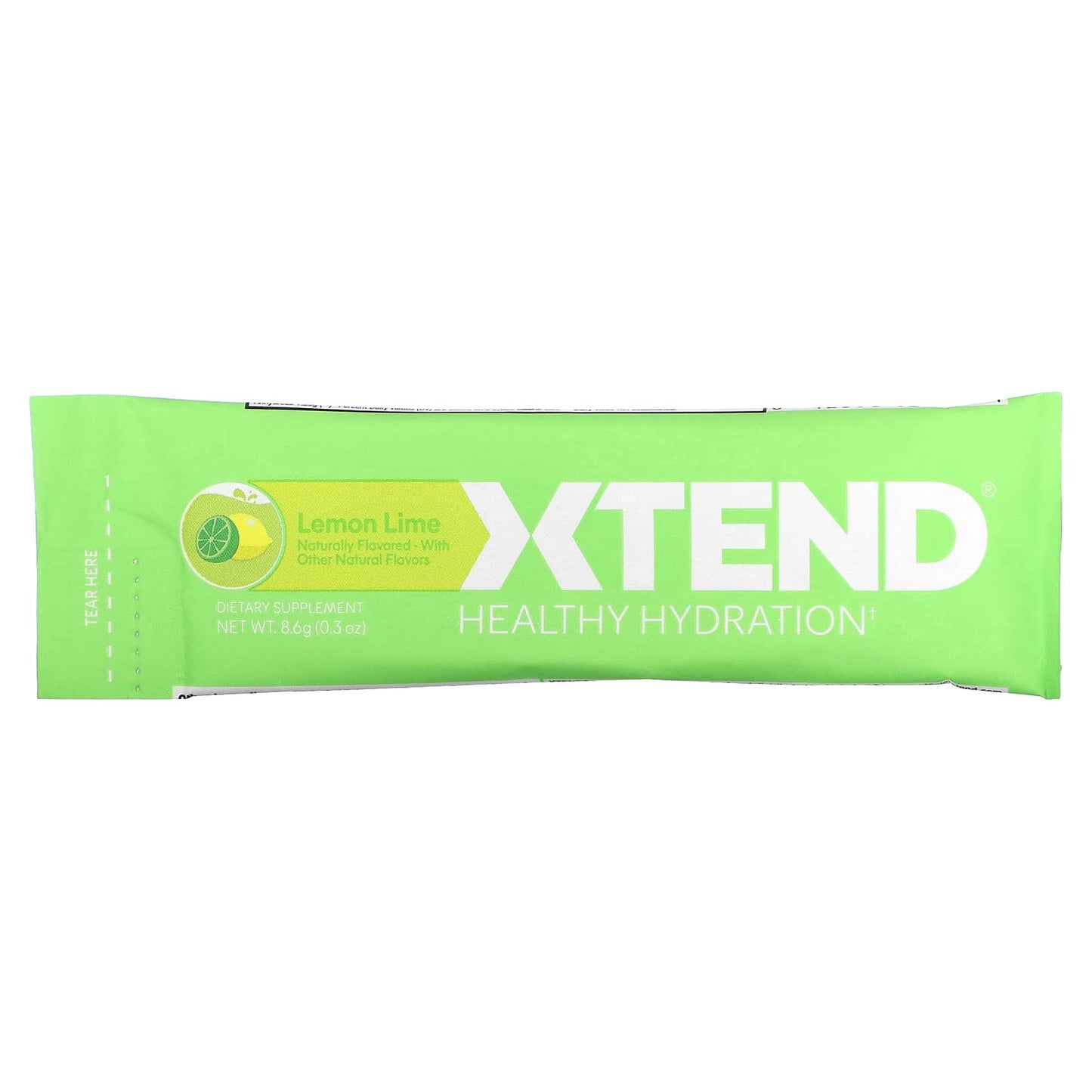 Xtend, Healthy Hydration, Lemon Lime, 15 Stick Packs, 8.6 g (0.3 oz) Each