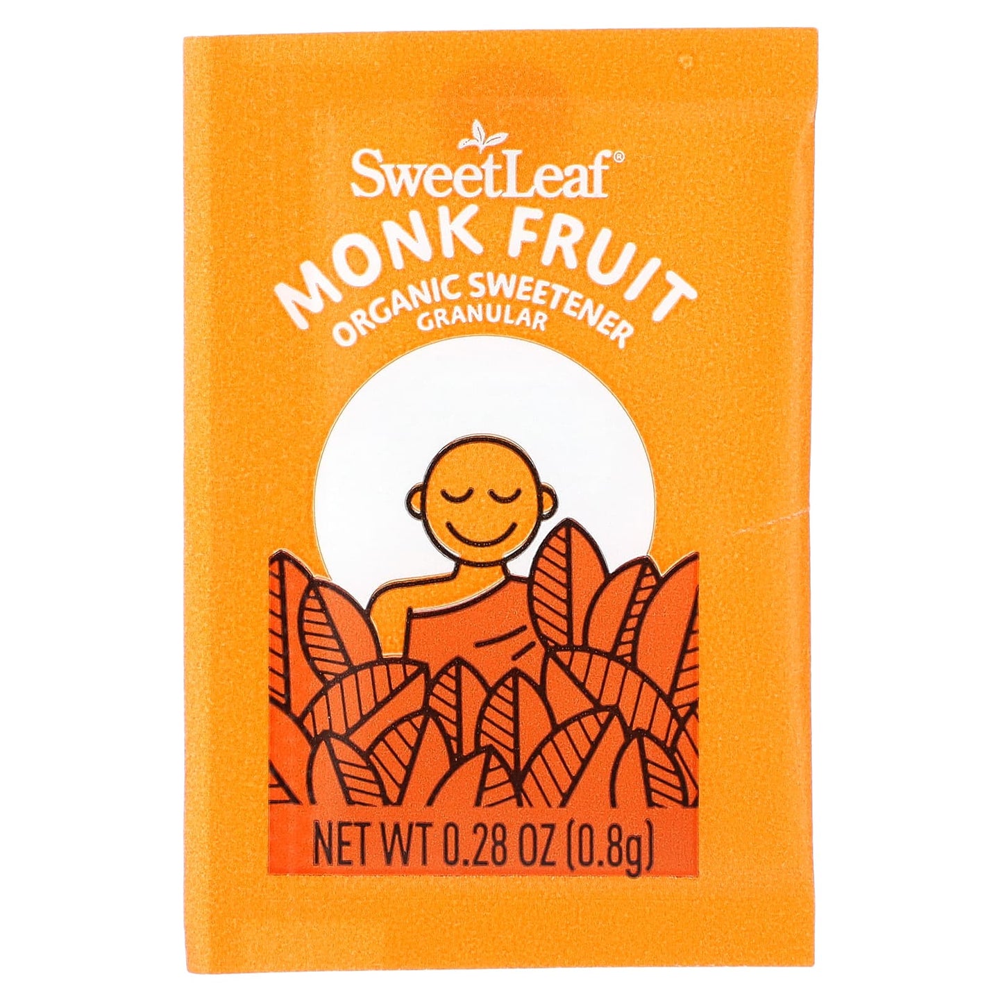 Wisdom Natural, SweetLeaf, Monk Fruit Organic Sweetener, Granular , 40 Packets, 0.28 oz (0.8 g) Each