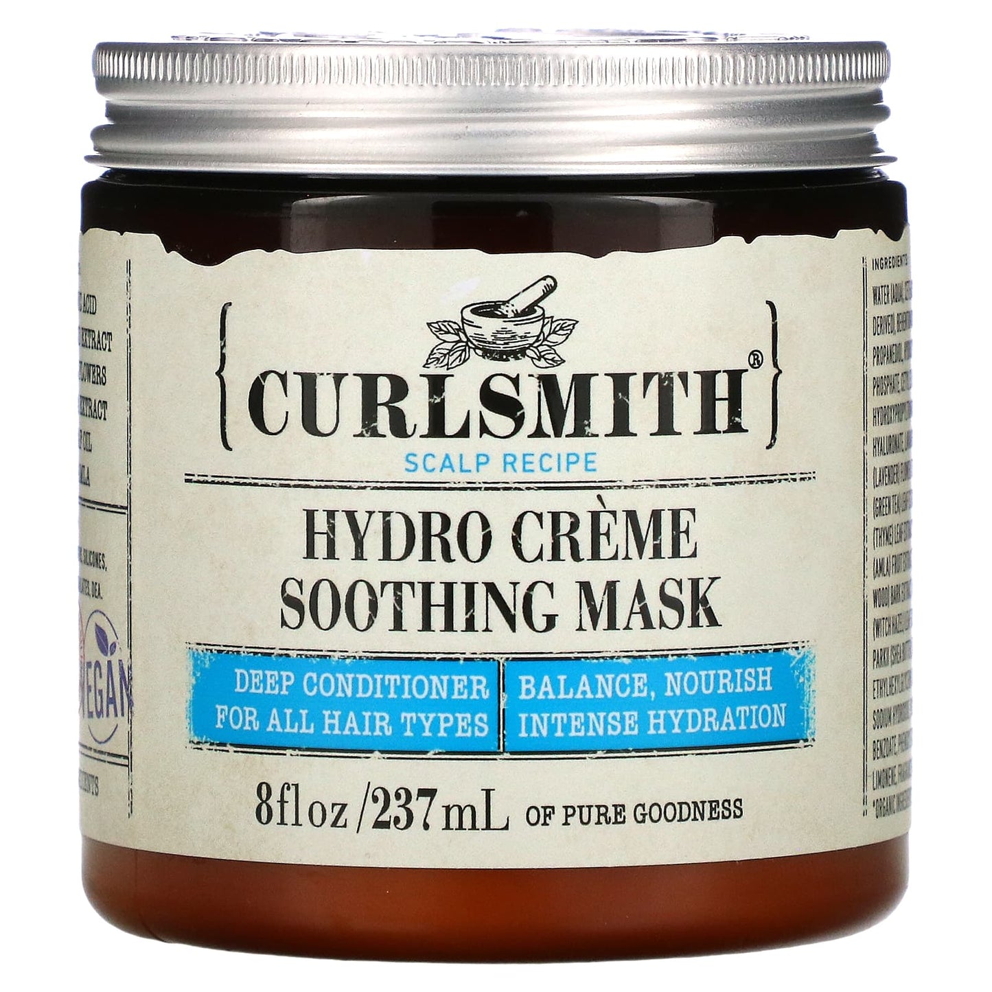 Curlsmith-Hydro Creme Soothing Mask-8 fl oz (237 ml)