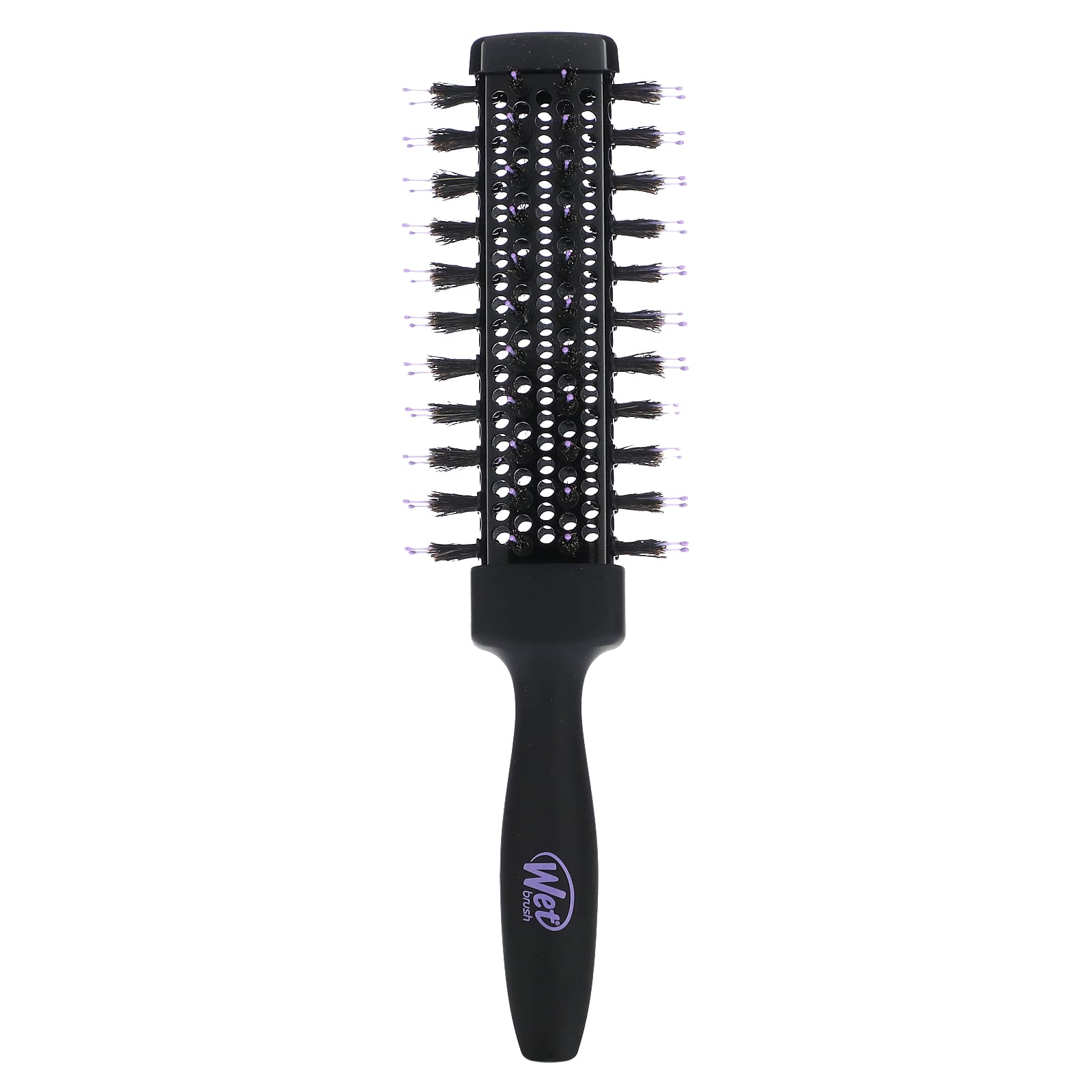 Wet Brush-Break Free-Beach Waves & Tight Curls Round Brush-Black-1 Brush