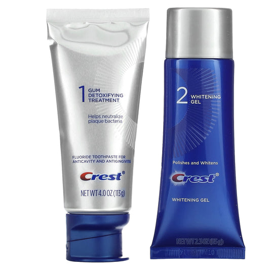 Crest-Gum Detoxify + Whitening 2-Step System-2 Piece Set