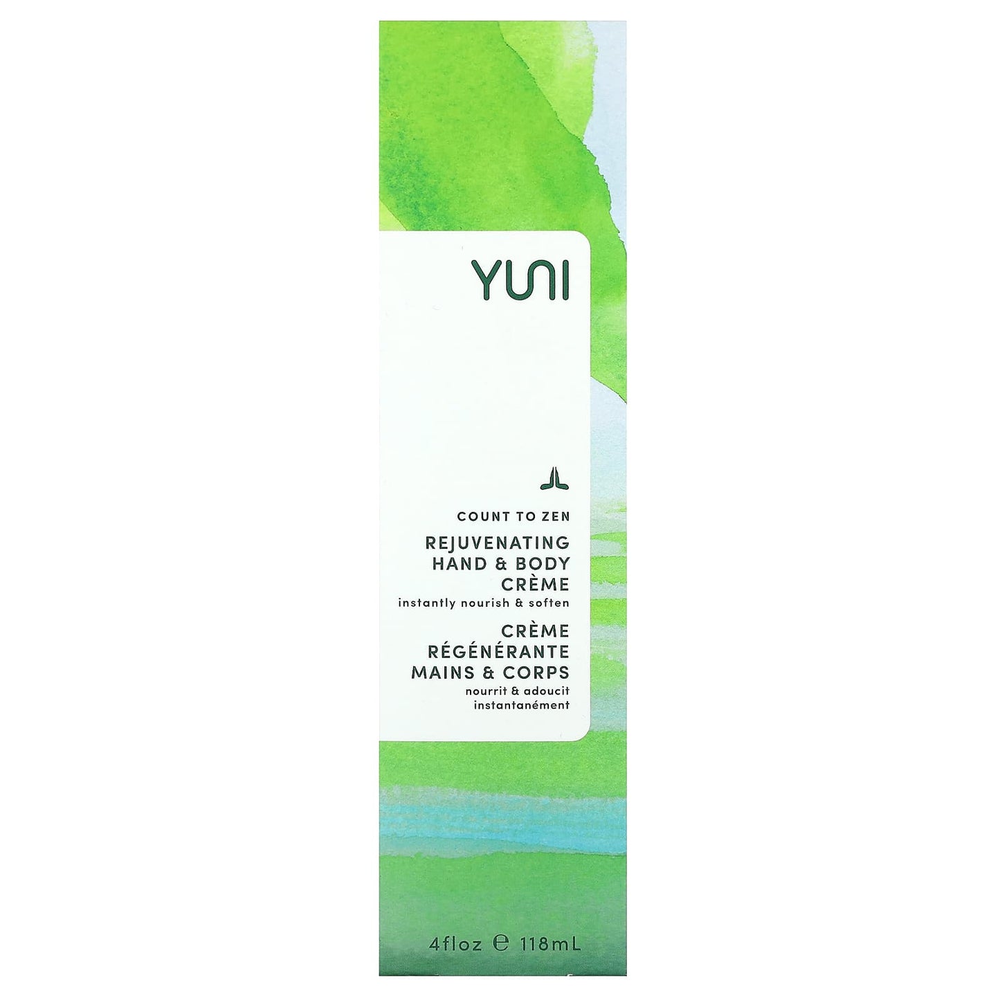 Yuni Beauty, Count to Zen, Rejuvenating Hand & Body Creme, 4 fl oz (118 ml)