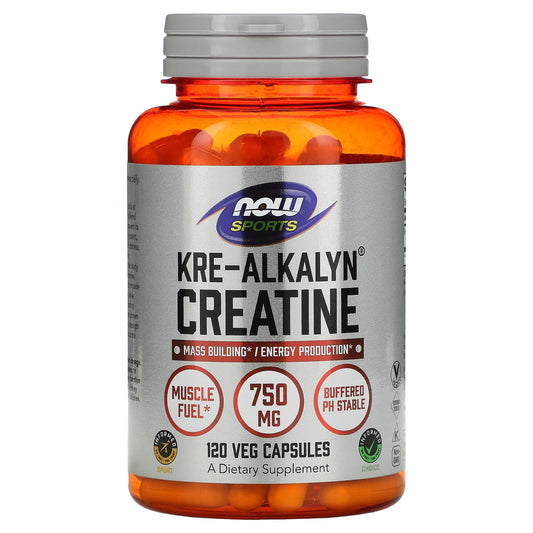 NOW Foods-Sports-Kre-Alkalyn Creatine-120 Capsules