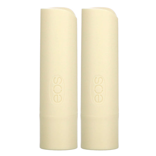 EOS-Organic 100% Natural Shea Lip Balm-Vanilla Bean-2 Pack-0.14 oz (4 g) Each