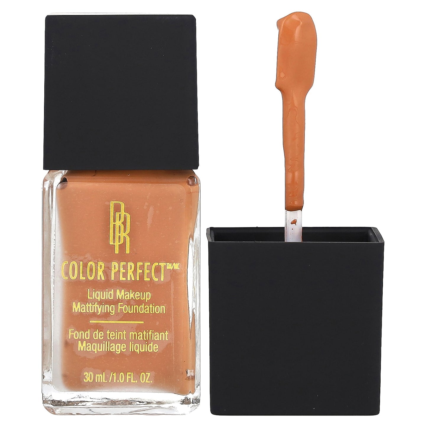 Black Radiance-Color Perfect-Liquid Makeup Mattifying Foundation-8416 Mocha Honey-1 fl oz (30 ml)