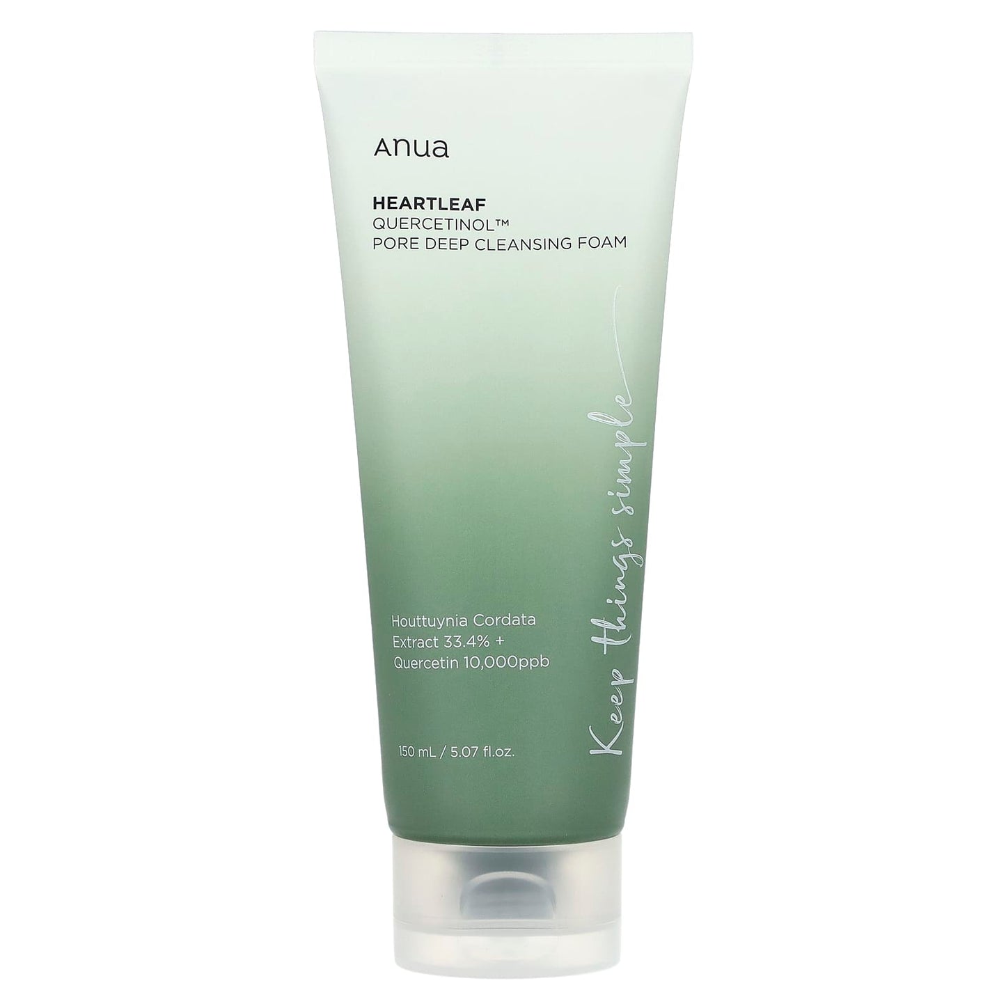 Anua-Heartleaf Quercetinol-Pore Deep Cleansing Foam -5.07 fl oz (150 ml)