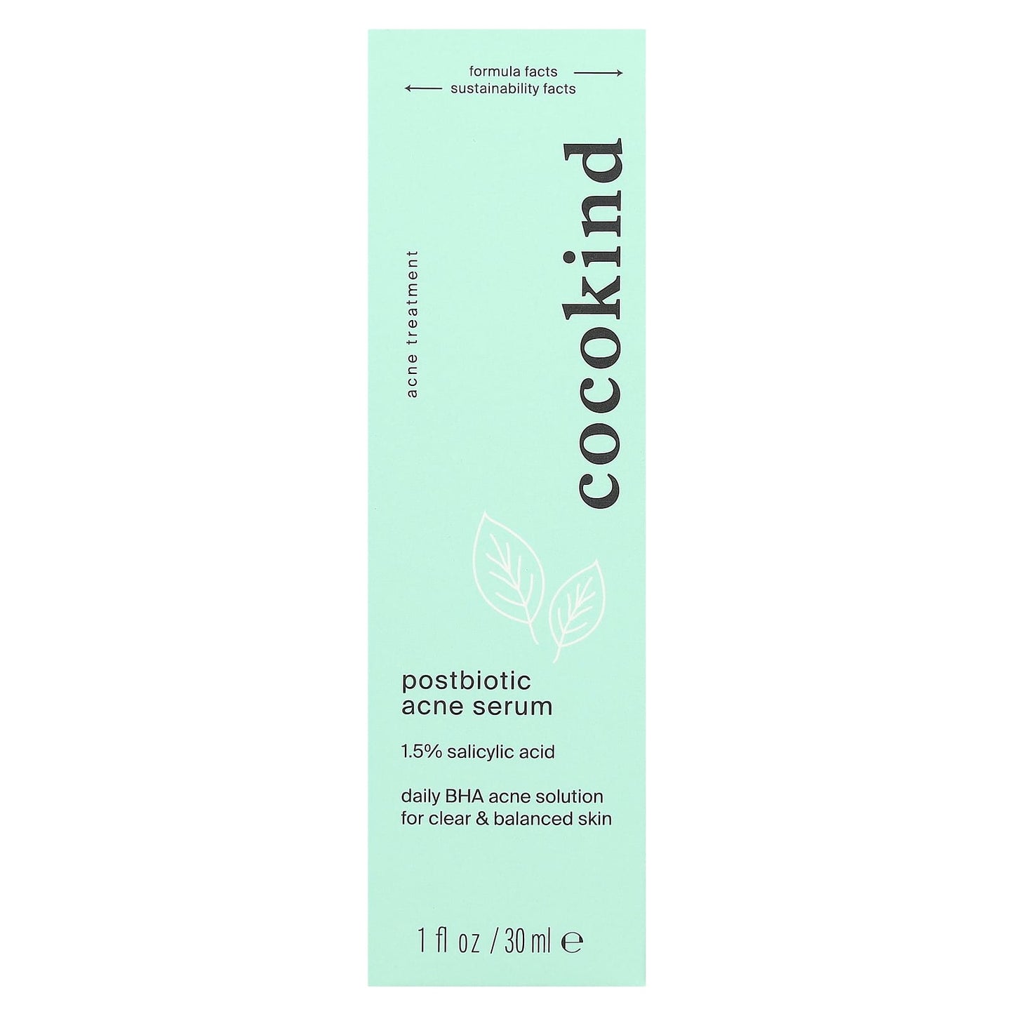 Cocokind, Postbiotic Acne Serum, 1 fl oz (30 ml)