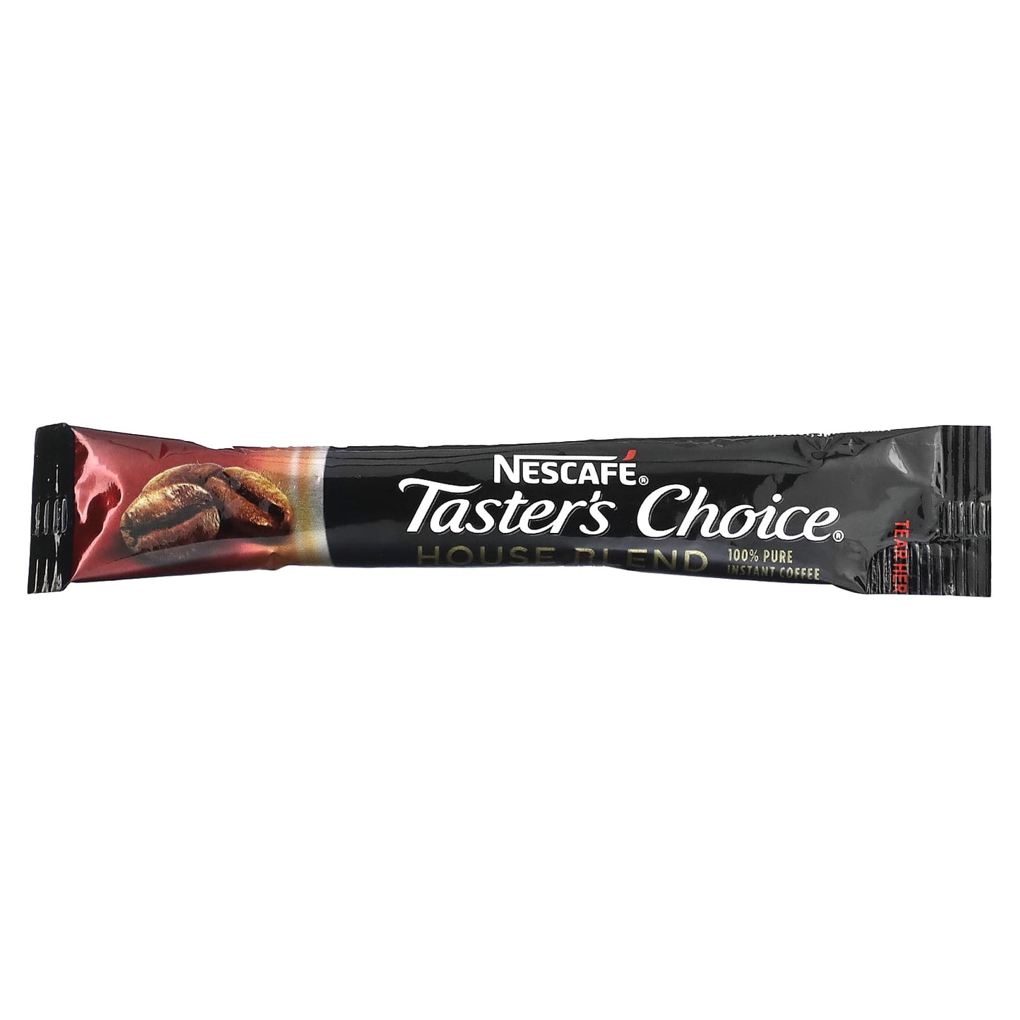 Nescafé, Taster's Choice, Instant Coffee, House Blend, Light/Medium, 6 Packets, 0.1 oz (3 g) Each