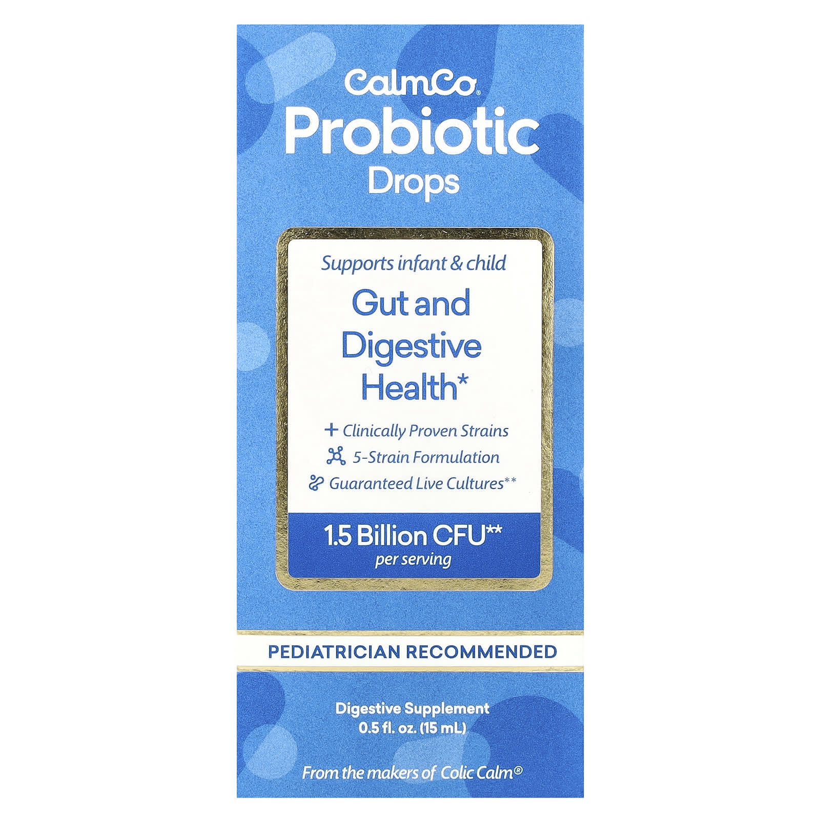 Colic Calm-Probiotic Drops-0.5 fl oz (15 ml)