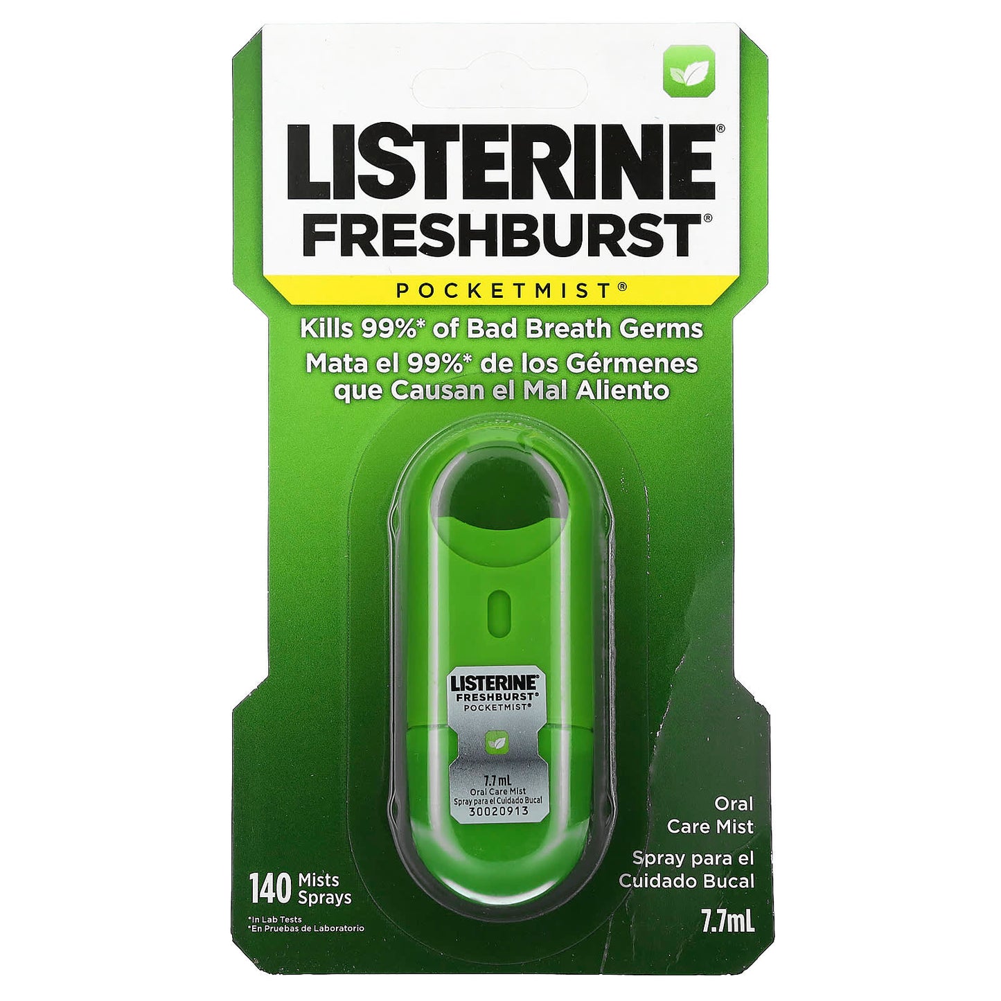 Listerine-PocketMist-Freshburst-140 Mists Sprays-7.7 ml