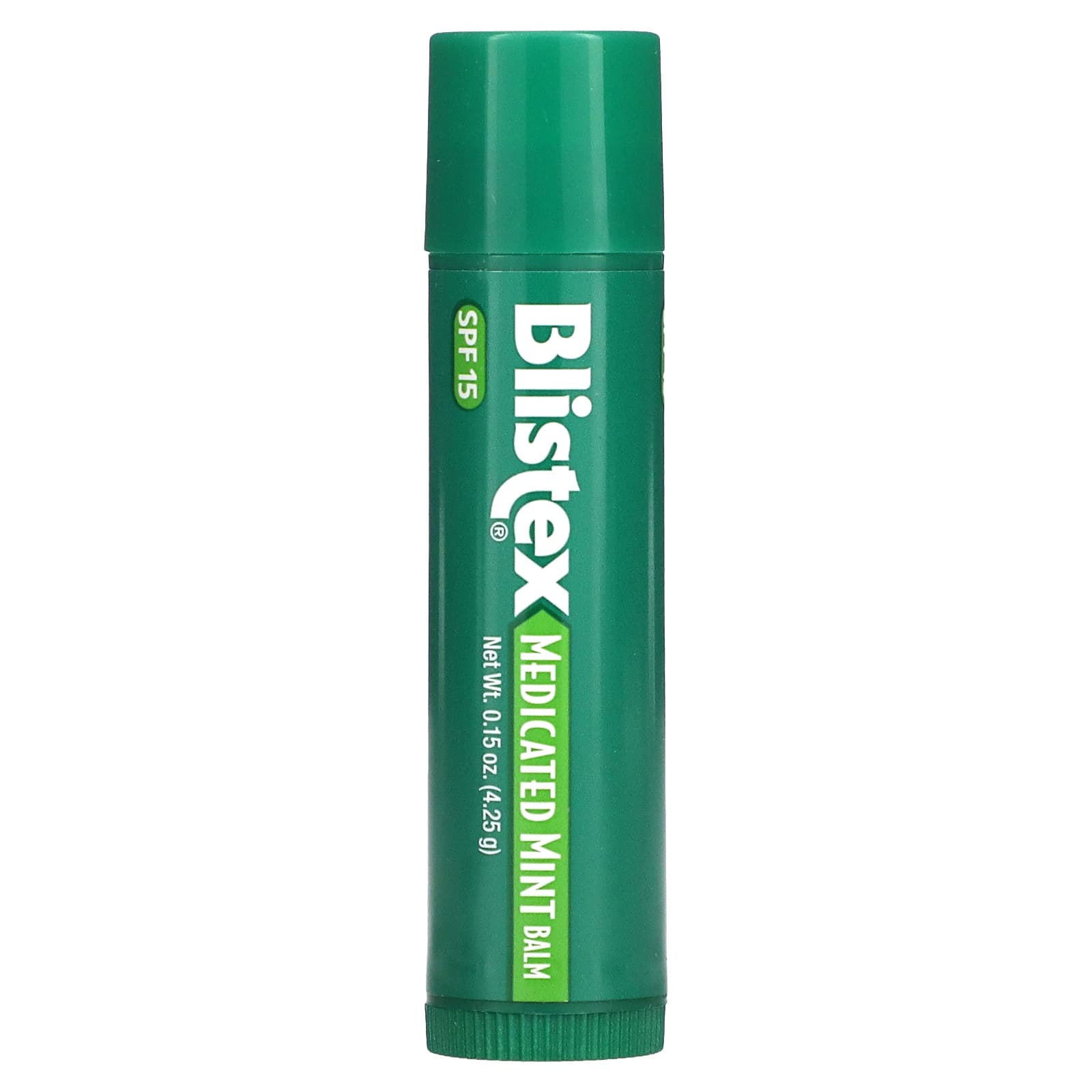 Blistex-Medicated Lip Protectant/Sunscreen-SPF 15-Mint-0.15 oz (4.25 g)