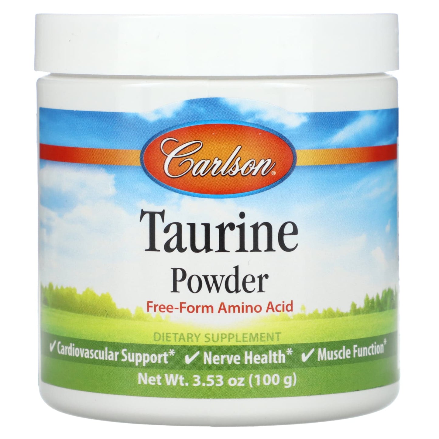 Carlson-Taurine Powder-3.53 oz (100 g)