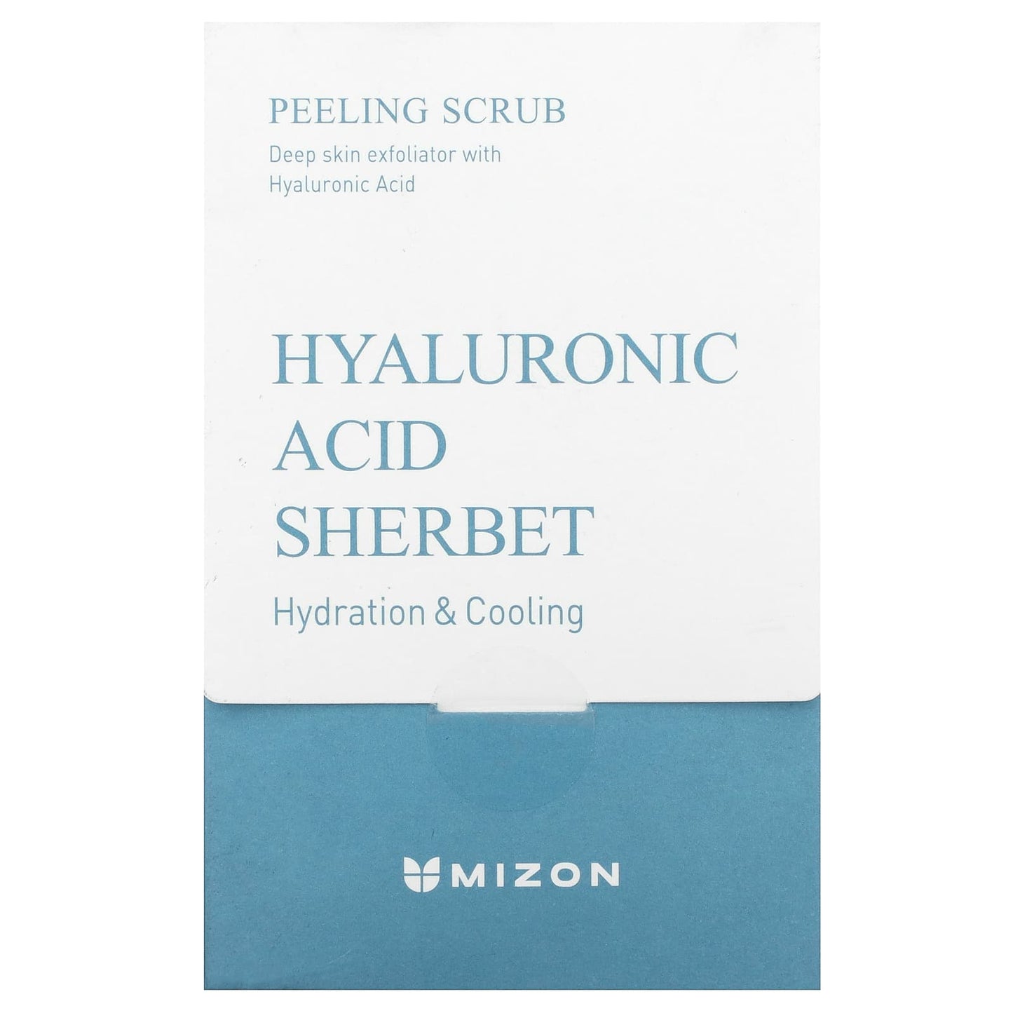 Mizon-Peeling Scrub-Hyaluronic Acid Sherbet-40 Packets-(7.0 oz) each