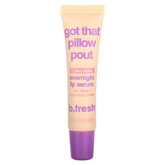 b.fresh-Got That Pillow Pout-Overnight Lip Serum-Very Vanilla-0.5 fl oz (15 ml)