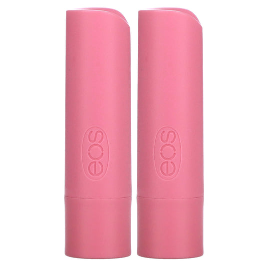 EOS-Organic 100% Natural Shea Lip Balm-Strawberry Sorbet-2 Pack-0.14 oz (4 g) Each